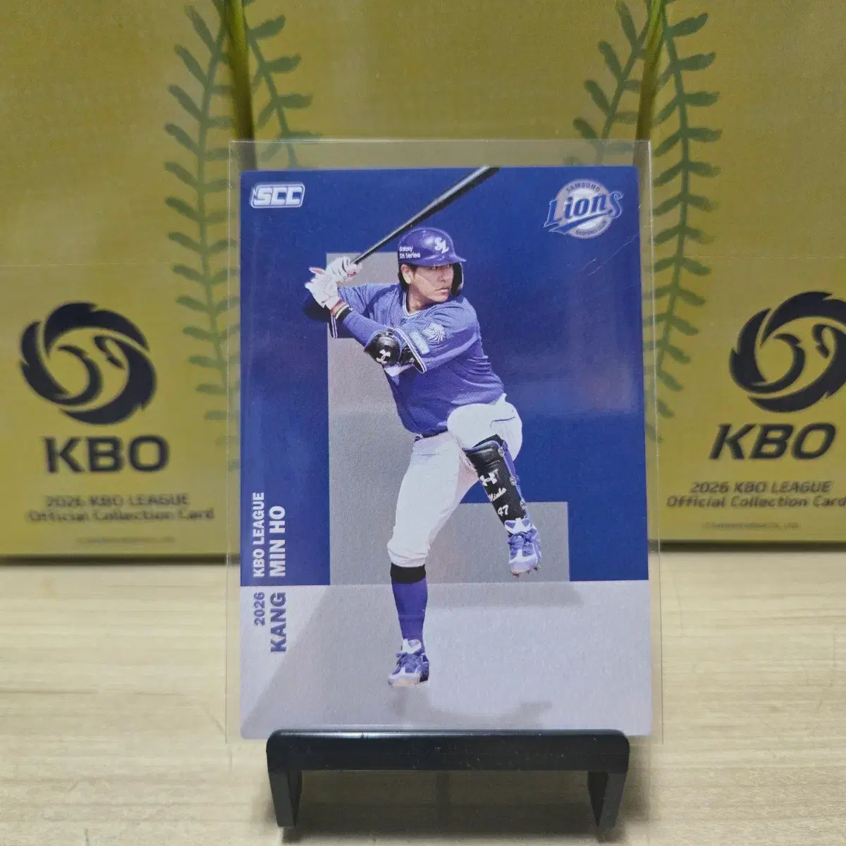 2026 scc kbo 오피셜 삼성 강민호 알파벳 판매합니다.