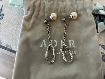 ADER.bijoux 펄 체인 귀걸이 양쪽용 2세트