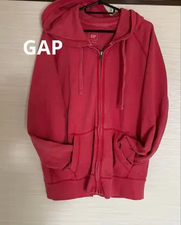 GAP 빈티지 가공 풀 집업 후드티 L 사이즈