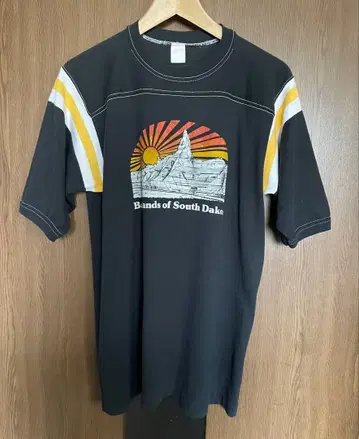 70s USA제 sportswear 풋볼 티셔츠 블랙