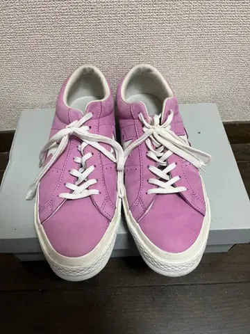 CONVERSE ONE STAR 퍼플 스웨이드 스니커즈