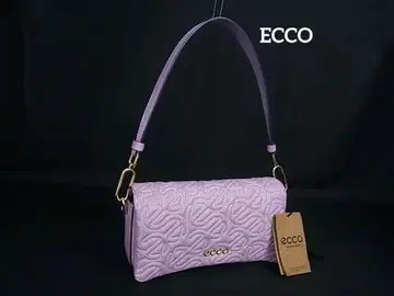 극미품 ECCO 에코 핀치 스몰 퀼티드 웨이브 숄더백