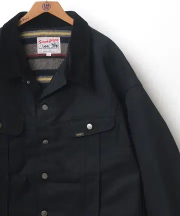 Lee 101LJ STORM RIDER 데님 자켓 블랙