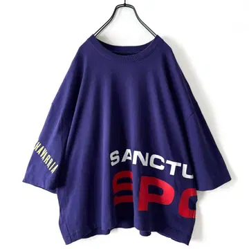 새상품급 윌리 차바리아 BUFFLAO 티셔츠 로고 커팅 티셔츠 루즈핏