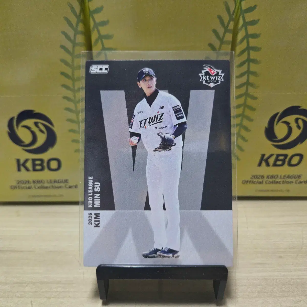 2026 scc kbo 오피셜 KT 김민수 알파벳 판매합니다.