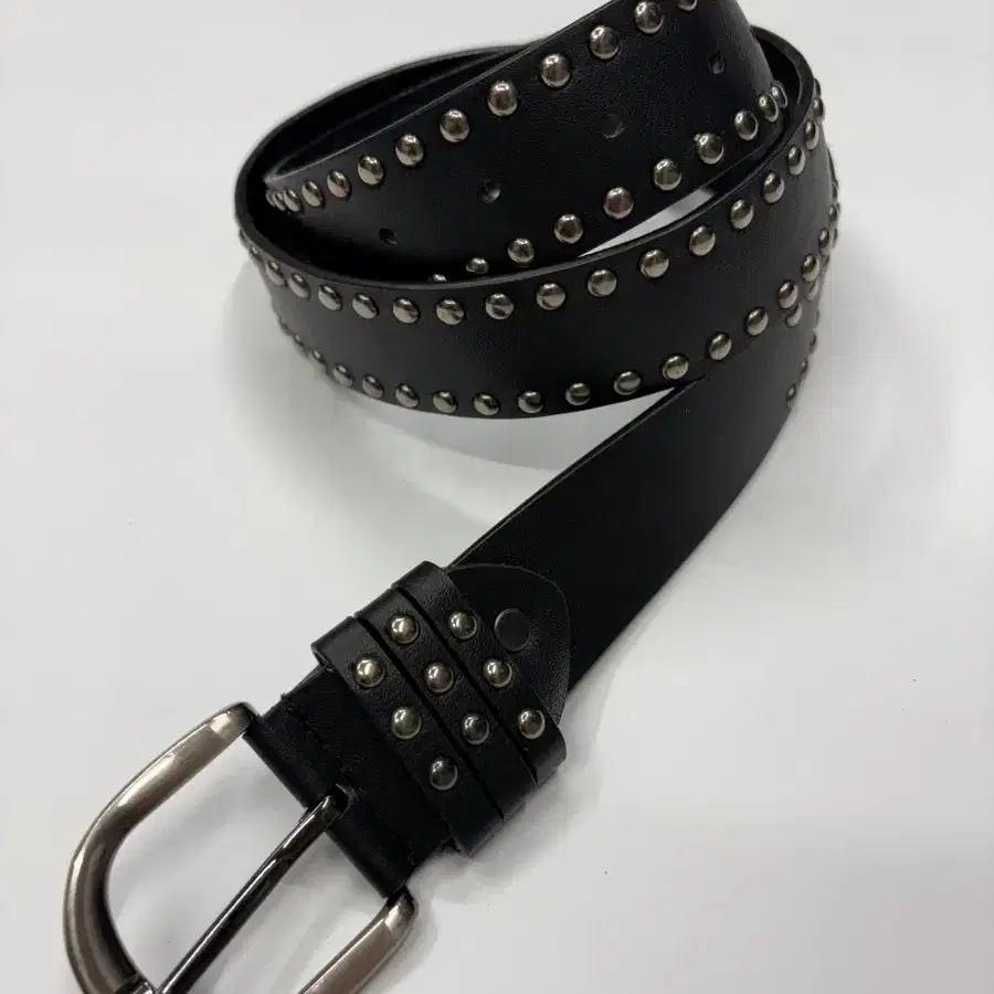 Unused) 9999archive Flower Stud Belt Black | Bunjang Global