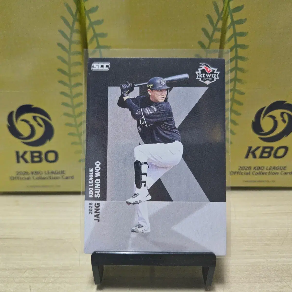 2026 scc kbo 오피셜 KT 장성우 알파벳 판매합니다.