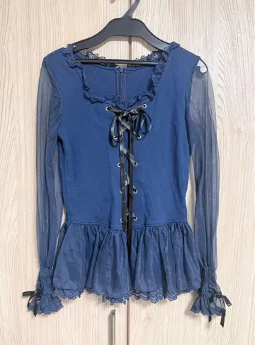 Angelic Pretty 티셔츠 네이비