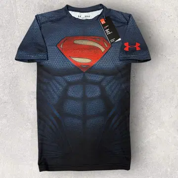 UNDER ARMOUR 언더아머 슈퍼맨 컴프레션 셔츠