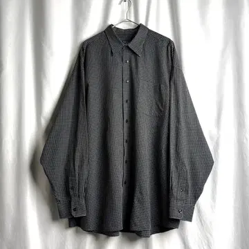 00s VAN HEUSEN 빅 사이즈 체크 셔츠 XXXL