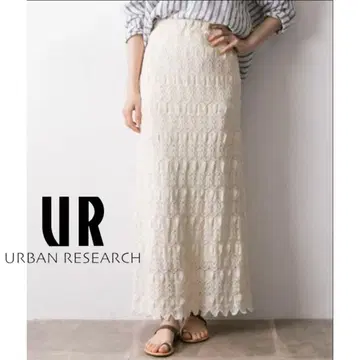 URBAN RESEARCH* 레이스 타이트 맥시 스커트