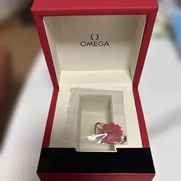 OMEGA 정품 워치 박스 레드 [ 상자만 ]