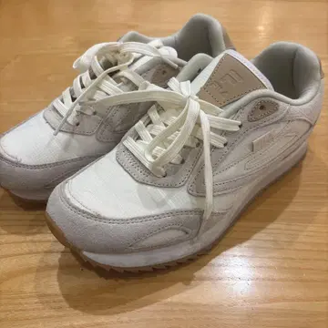 FILA 스니커즈 FC5230W 24.0cm 화이트 베이지