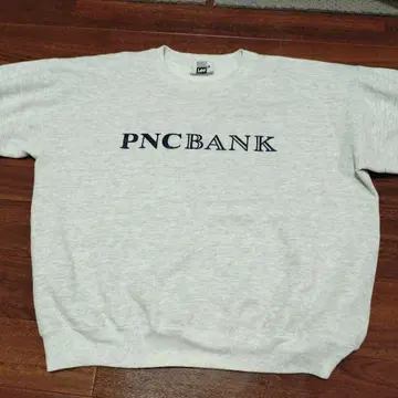 리 PNC BANK 맨투맨 그레이 XL USA제