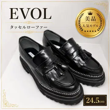 EVOL 이볼 로퍼 태슬 통굽 태슬 로퍼 스터드