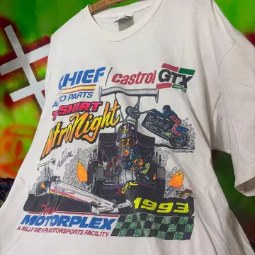 90s Lee Texas Motorplex Nitro Night T XL