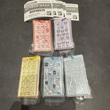 산리오 봉봉 드롭 씰 미니어처 참 컴플리트 5종 가챠