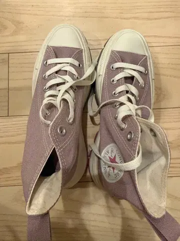 [ CONVERSE 통굽 하이컷 스니커즈 핑크 ] 미사용