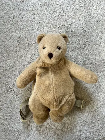 90's 빈티지 곰 봉제 인형 백팩
