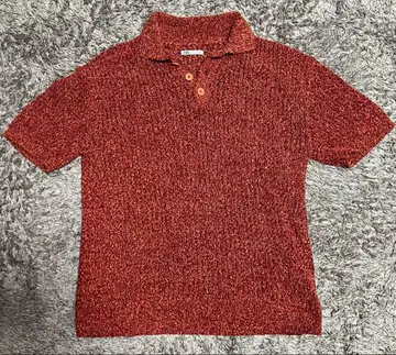 ZARA 니트 피케 셔츠 (반팔)