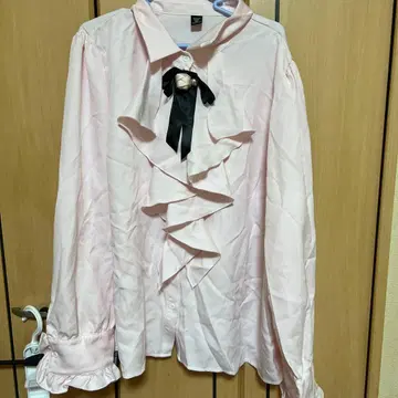 SHEIN 빅 사이즈 양산형 지뢰계 고딕 긴팔 블라우스 4L