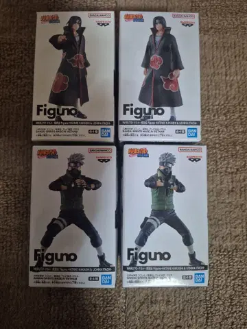 Figuno NARUTO 이타치 카카시 피규어 4체 세트