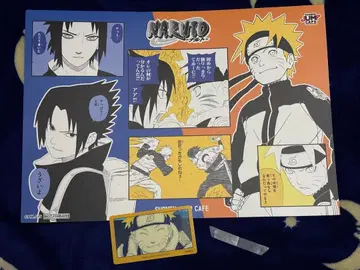 점프샵 중국 한정판 런치 매트 세트 NARUTO 나루토 사스케