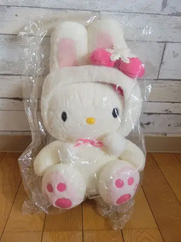 레어 택 포함 산리오 헬로키티 홋카이도 한정 키구루미 눈토끼