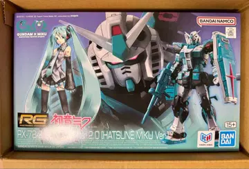 RG 1/144 RX-78-2 건담 Ver.2.0 하츠네 미쿠 Ver.