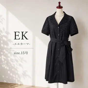 99 새상품급 빅 사이즈 EK 엘르 원피스 15호