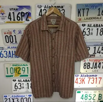 USA 구제 의류 L.L.Bean 반팔 셔츠 사이즈 L 엘엘빈