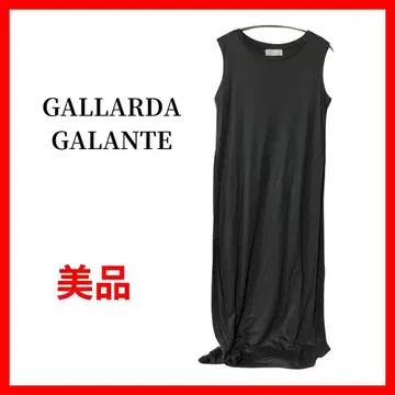 GALLARDAGALANTE 슬리브리스 롱 원피스 블랙 MB1559