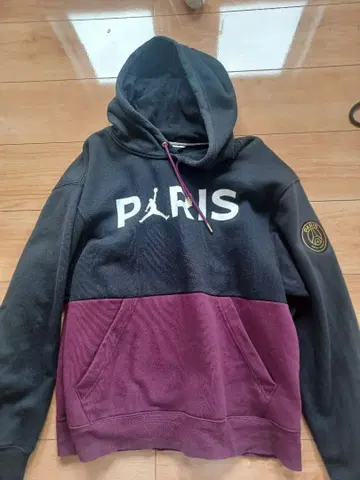 Jordan x PSG 후드티 블랙 보르도 M 사이즈