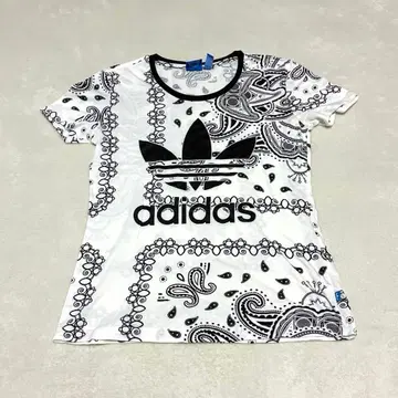 adidas 아디다스 페이즐리 패턴 T셔츠 여성용