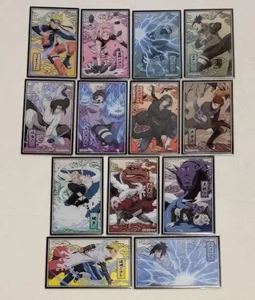 NARUTO 아크릴 카드 아크릴 플레이트 투지 세트