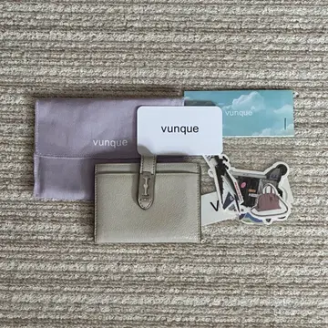 vunque 이단 접이식 카드 케이스 스티커 포함