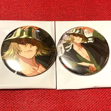 BLEACH 804 LAM 캔뱃지 우라하라 키스케 세트