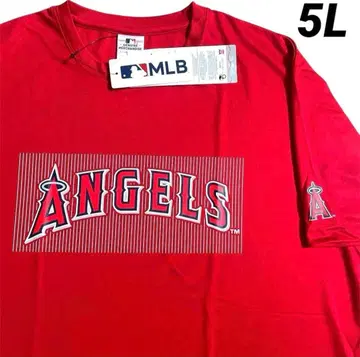새상품 MLB 엔젤스 T셔츠 메쉬 소재 트레이닝 의류 5L