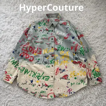 HyperCouture 하이퍼 튤 데님 자켓 데님 셔츠
