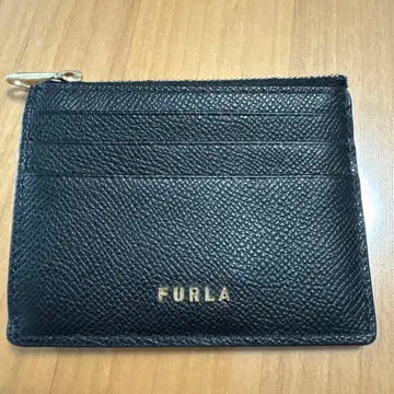 FURLA 프래그먼트 케이스 블랙 카드 케이스