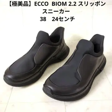 컨디션 최상 ecco 에코 BIOM 2.2 슬립온 스니커즈 블랙 38 현행