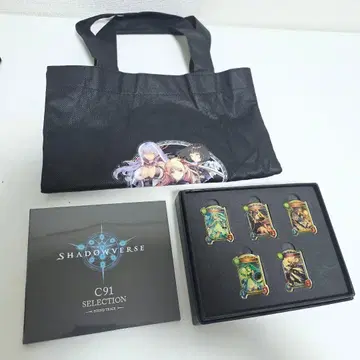 C91 한정판 SHADOWVERSE 쉐도우버스 핀 배지 토트 CD