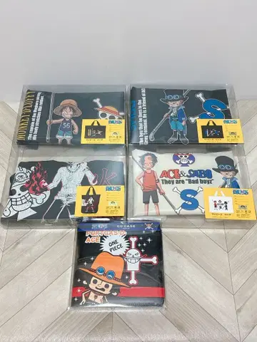 ONE PIECE 원피스 백 x 6 & CD 케이스