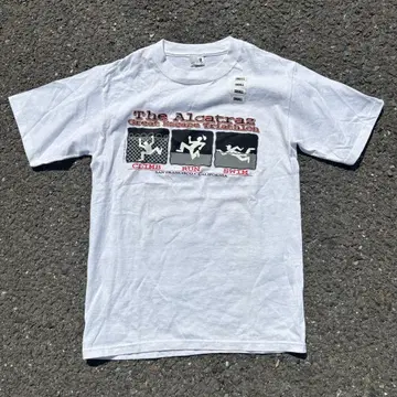 [ 데드스탁 ] 00s anvil 알카트라즈 탈옥 개그 T셔츠 S