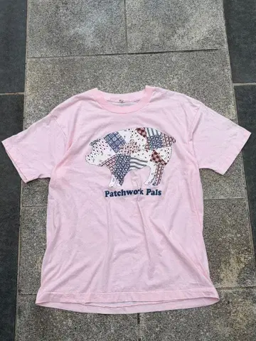 80s~90s 돼지 애니멀 티셔츠 USA제 핑크 vintage