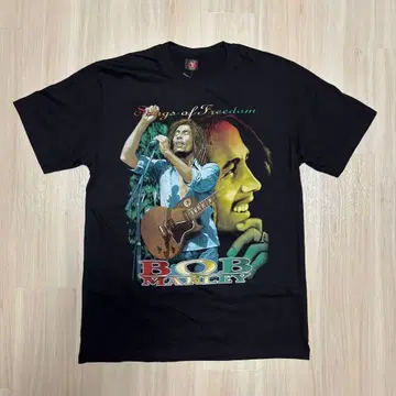 BOB MARLEY SONGS OF FREEDOM 티셔츠 사이즈 XL