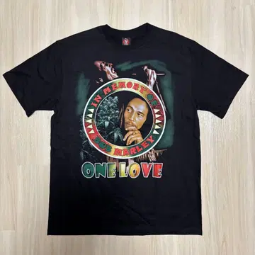 BOB MARLEY ONE LOVE 티셔츠 사이즈 XL