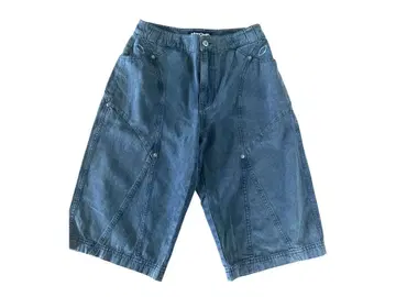 [MSCHF] OXFORD BERMUDA PANTS WASHED NAVY