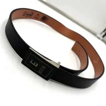 dunhill 던힐 가죽 벨트 블랙 블랙 남성용 41-104 천연 가죽