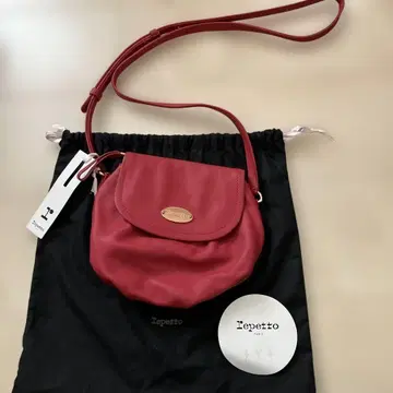 [ 새상품/미사용 ] Repetto 숄더 가죽 미니 백 레드 가격 인하
